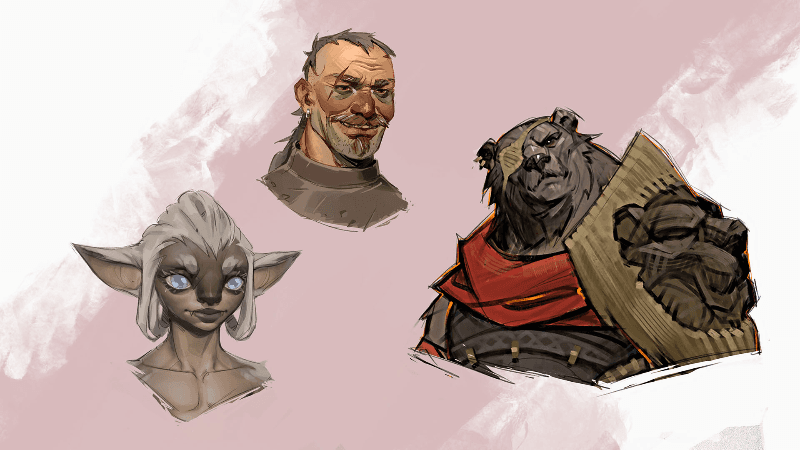 Guild Wars 3 launches with four playable species, and one of them is a mystery